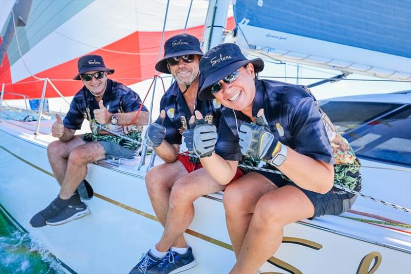 Teri Dodds and crew of Solero at Festival of Sails - photo © Salty Dingo