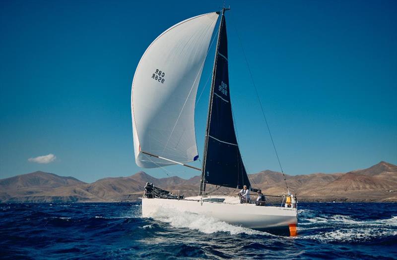 Jangada, Richard Palmer's JPK 1010 at the start of the RORC Transatlantic Race in Lanzarote photo copyright James Mitchell / RORC taken at Royal Ocean Racing Club and featuring the IRC class