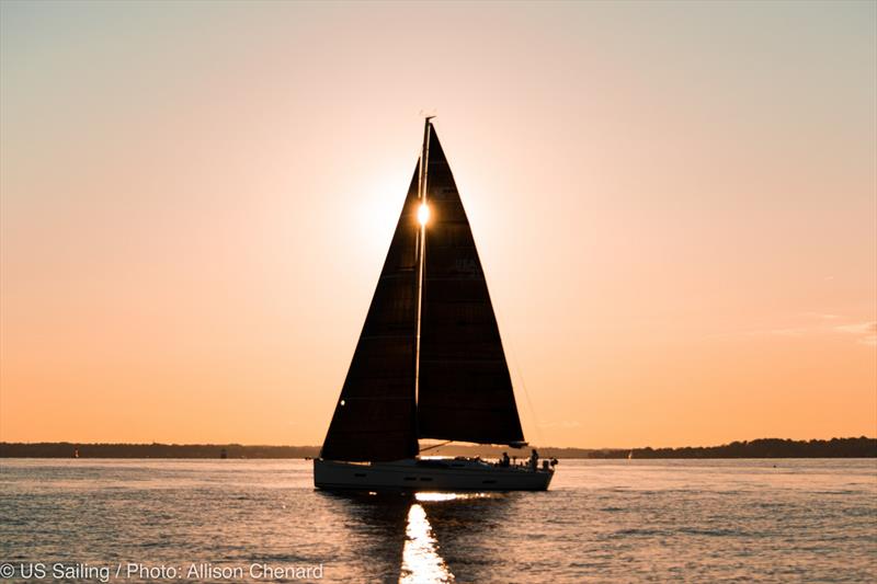 Second annual Annapolis Yacht Club Double Handed Distance Race, supporting newest prospective Olympic class for Paris 2024 photo copyright US Sailing / Allison Chenard taken at Annapolis Yacht Club and featuring the IRC class