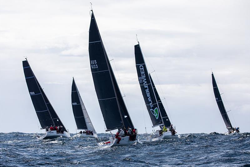 Some of the ORC Championship fleet going to windward today - NSW ORC Championship photo copyright RPAYC media taken at Royal Prince Alfred Yacht Club and featuring the IRC class