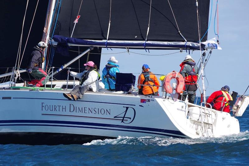 Settled in on Fourth Dimension - 74th Bunbury and Return Ocean Race photo copyright Suzzi / RFBYC taken at Royal Freshwater Bay Yacht Club and featuring the IRC class