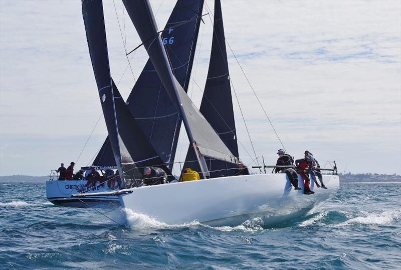 Tight cross Enterprise NG and CheckMate - 74th Bunbury and Return Ocean Race - photo © Suzzi / RFBYC