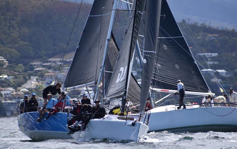 Expect close racing between Assagai, Joint Custody and Madness in the Banjos Shoreline Bellerive Crown Series Regatta photo copyright Jane Austin taken at Bellerive Yacht Club and featuring the IRC class