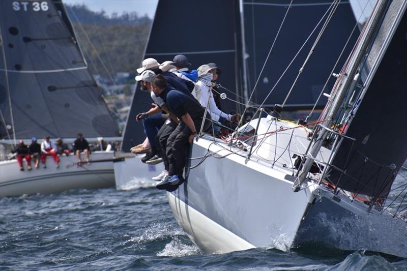 Mumm 36 Cup Winner Heatwave skippered by Matthew Keal photo copyright Jane Austin taken at Bellerive Yacht Club and featuring the IRC class