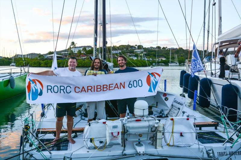 Charles-Louis Mourruau was joined by Andrea Fantini and Mikael Ryking for the race on Class40 Guidi - RORC Caribbean 600 - photo © Mags Hudgell