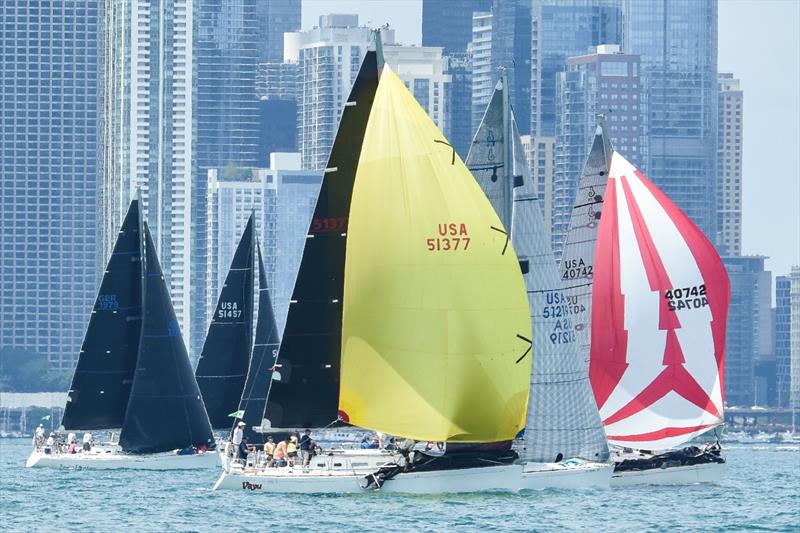 2019 Chicago Yacht Club Race to Mackinac Start photo copyright Ellinor Walters Photography taken at Chicago Yacht Club and featuring the IRC class