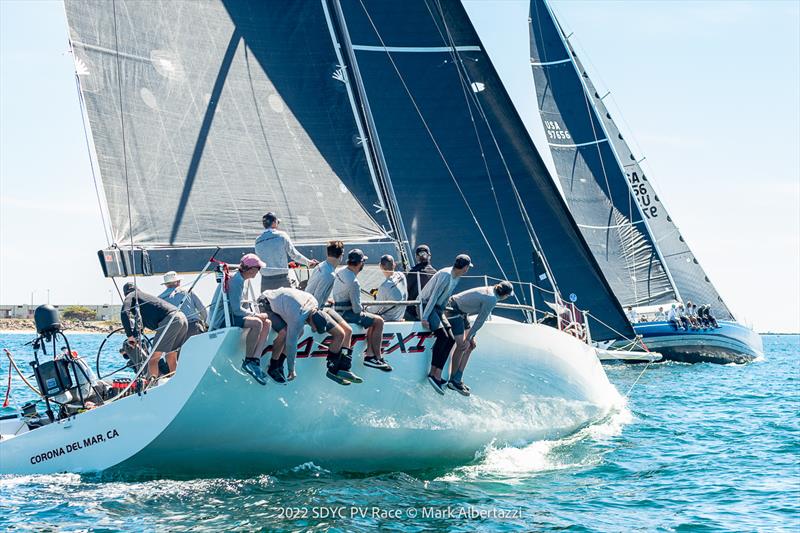 Puerto Vallarta Race 2022 photo copyright Mark Albertazzi taken at San Diego Yacht Club and featuring the IRC class