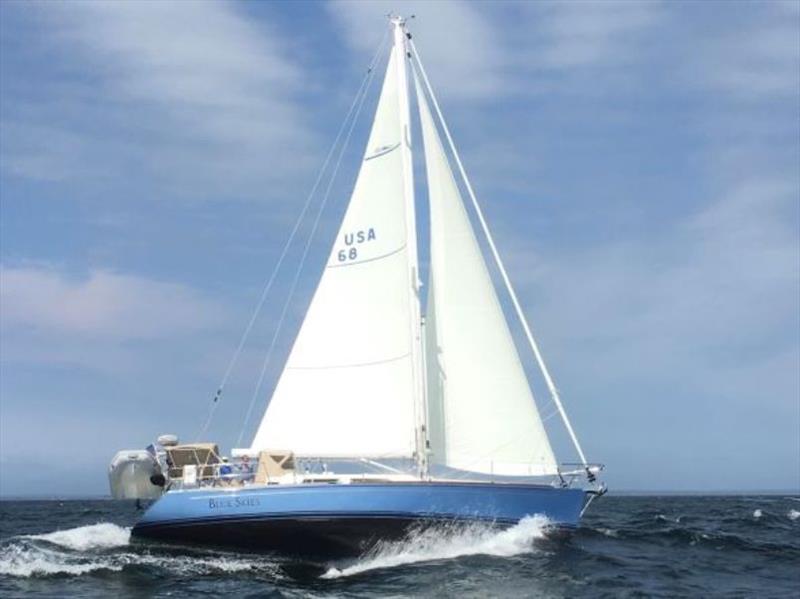 St. Thomas' Kevin and Peggy Gregory will race their Blue Skies for the first time in St. Thomas International Regatta 2022 photo copyright Kevin Gregory taken at St. Thomas Yacht Club and featuring the IRC class