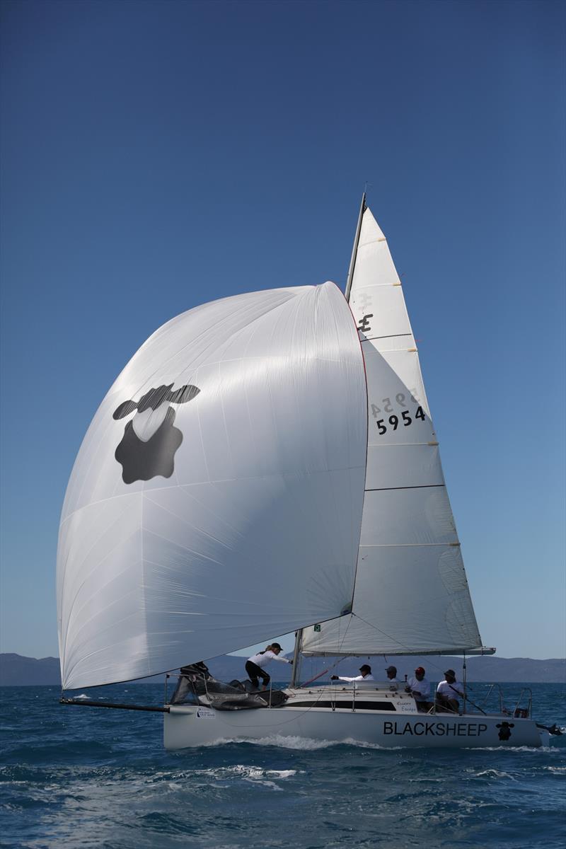 Derek Sheppard and his Black Sheep - Airlie Beach Race Week photo copyright Shirley Wodson taken at Whitsunday Sailing Club and featuring the IRC class