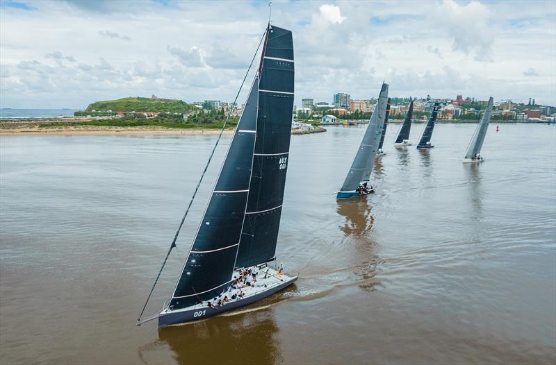 Harbour start was anything but sizzling on SailFest Newcastle Day 1 - photo © Salty Dingo