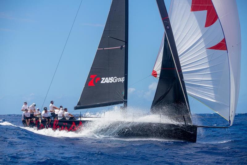 Mount Gay Race Day Throws Out Challenging Conditions at the 49th BVI Spring Regatta - Johnny Mordaunt's Fast40  TSCHUSS photo copyright Alastair Abrehart taken at Royal BVI Yacht Club and featuring the IRC class