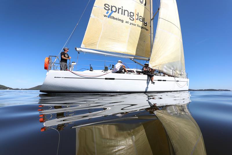 Div 2 winner KD4 on Sail Port Stephens Day 1 photo copyright Promocean Media taken at Corlette Point Sailing Club and featuring the IRC class