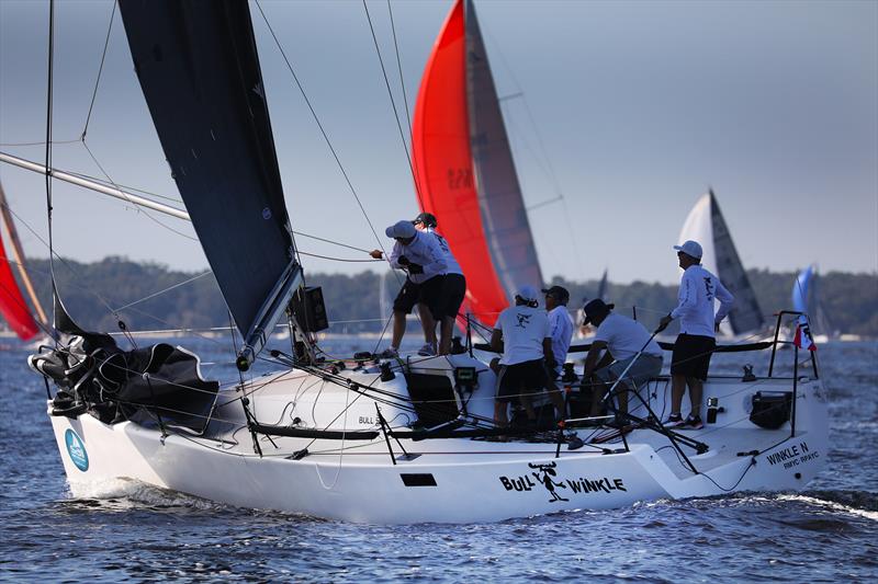 Bullwinkle during Sail Port Stephens Day 2 photo copyright Promocean Media taken at Corlette Point Sailing Club and featuring the IRC class