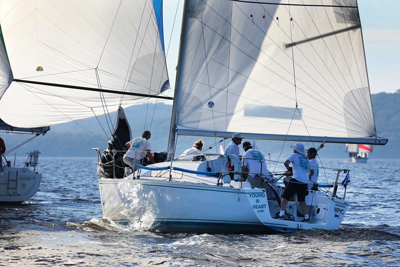 Young at Heart during Sail Port Stephens Day 2 photo copyright Promocean Media taken at Corlette Point Sailing Club and featuring the IRC class