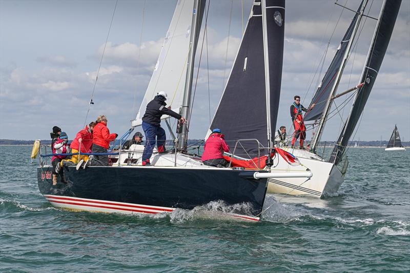 Warsash Spring Series Week 1 photo copyright www.marineproductions.co.uk taken at Warsash Sailing Club and featuring the IRC class