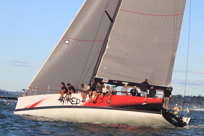 Wired winner of the fully crewed division - Auckland Three Kings Race - April 2022 photo copyright RNZYS Media taken at Royal New Zealand Yacht Squadron and featuring the IRC class