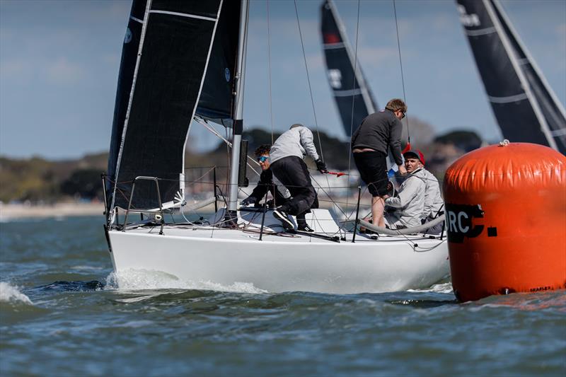 IRC Three: Julian Metherell's Quarter Tonner Bullit scored three bullets on day 1 of the RORC Easter Challenge photo copyright Paul Wyeth / www.pwpictures.com taken at Royal Ocean Racing Club and featuring the IRC class