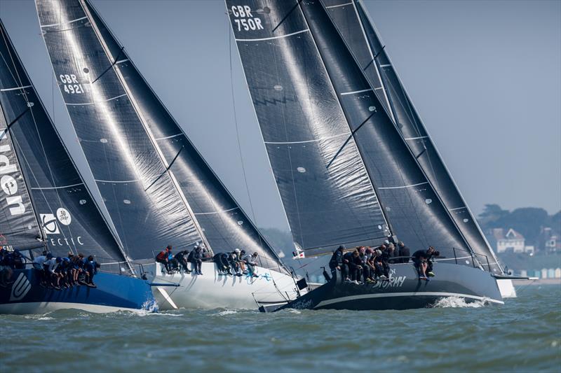 Ian Atkins' GP42 Dark N Stormy scored seven wins in the RORC Easter Challenge and took victory in IRC One at the RORC Easter Challenge - photo © Paul Wyeth / www.pwpictures.com