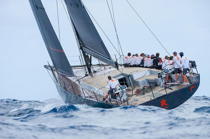 Luigi Sala's Vismara 62 is gunning for a race win tomorrow - Les Voiles de St. Barth Richard Mille 2022 photo copyright Christophe Jouany taken at Saint Barth Yacht Club and featuring the IRC class