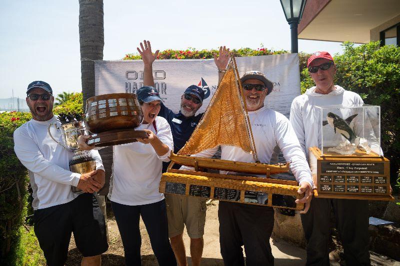 Everybody say Wahoo!! The Crew: Scott, Jeannie, Bill Frank, and Greg photo copyright Lisa Bronitt Photography taken at  and featuring the IRC class