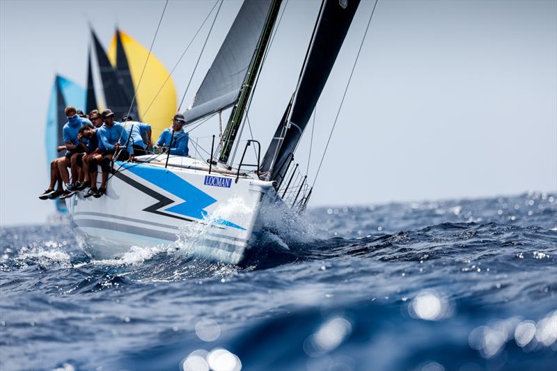 Peter Corr's King 40 Blitz on Antigua Sailing Week English Harbour Rum Race Day 1 photo copyright Paul Wyeth / www.pwpictures.com taken at Antigua Yacht Club and featuring the IRC class