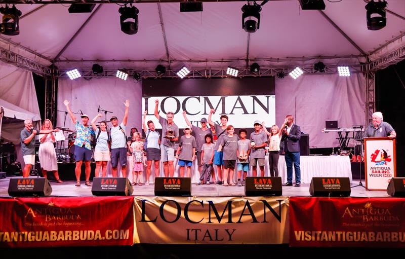 Michael Penman and Shane Young raced their Atlantic 72 Penmanship with all the family on board - 2022 Antigua Sailing Week photo copyright Paul Wyeth / pwpictures.com taken at Antigua Yacht Club and featuring the IRC class