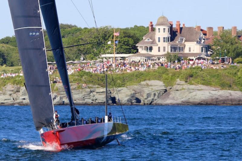 Picture-perfect views of the Newport Bermuda Race; the first of multiple starts begins at 1pm on June 17th photo copyright Tom Clarke taken at Royal Bermuda Yacht Club and featuring the IRC class