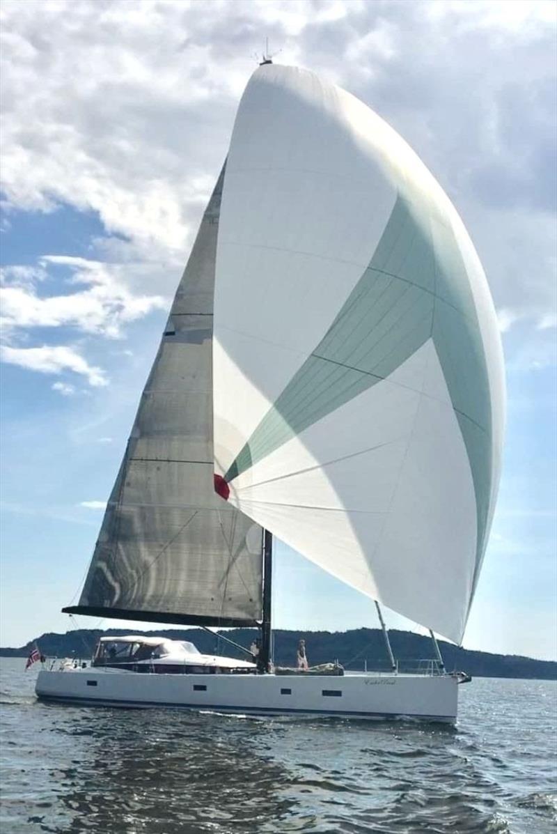 Kenneth Bjørklund's CNB 76 Ender Pearl is currently the largest boat in the Roschier Baltic Sea Race photo copyright Kenneth Bjørklund taken at Royal Ocean Racing Club and featuring the IRC class