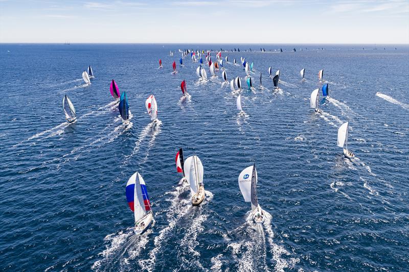 Rolex Giraglia fleet photo copyright Carlo Borlenghi taken at Yacht Club Italiano and featuring the IRC class