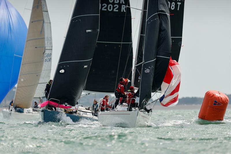 Ian Handley & Tim James Mustang 30 Banter during the Champagne Charlie Platinum Jubilee Regatta - photo © Paul Wyeth / RSrnYC