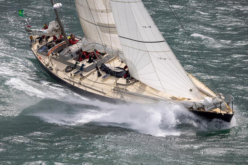 Fly Class: Pen Duick VI, Owner: Marie Tabarly, Boat Type: 73' Aluminium Ketch in Rolex Fastnet Race, 2021 photo copyright Rolex / Carlo Borlenghi taken at  and featuring the IRC class