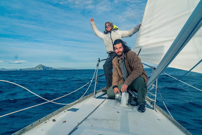 Taylor Grieger, a former United States Navy Rescue Swimmer with several tours in more than seven countries, decided to deal with the stress of being first responder on disaster sites by sailing an old Watkins 36 around Cape Horn photo copyright American Odysseus Sailing Foundation taken at  and featuring the IRC class