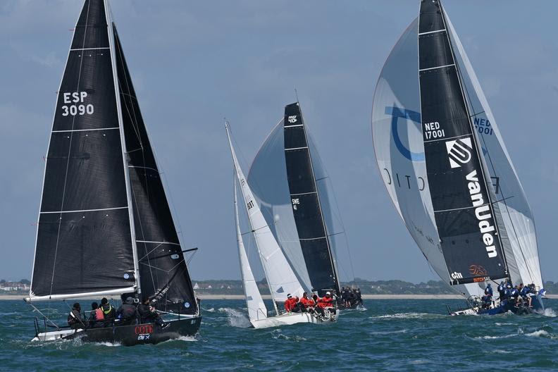 Greig City Academy racing Rob Gray's Quarter Tonner Cote in IRC Three - day 1 of RORC's IRC National Championship photo copyright Rick Tomlinson / www.rick-tomlinson.com taken at Royal Ocean Racing Club and featuring the IRC class