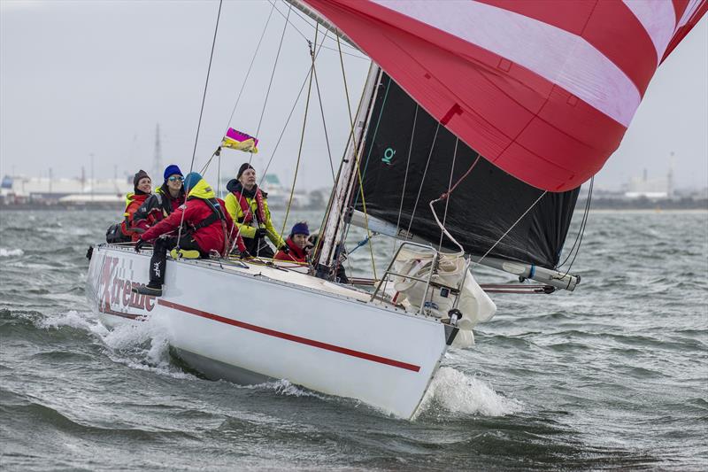 2Xtreme's crew sailed exceptionally well - 2022 Australian Women's Keelboat Regatta photo copyright Andrea Francolini taken at Royal Melbourne Yacht Squadron and featuring the IRC class