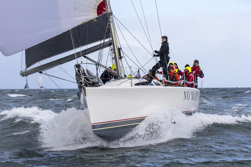 The Sal Balharrie owned and skippered No Mans Land - 2022 Australian Women's Keelboat Regatta, day 2 photo copyright Andrea Francolini taken at Royal Melbourne Yacht Squadron and featuring the IRC class