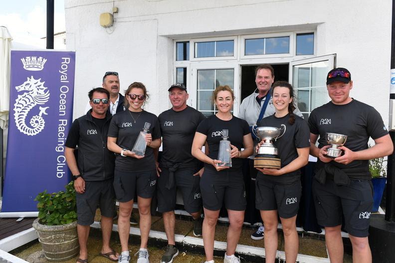 Niklas Zennström's Carkeek FAST40plus Rán wins overall plus class victory in IRC One - RORC's IRC National Championship 2022 photo copyright Rick Tomlinson / www.rick-tomlinson.com taken at Royal Ocean Racing Club and featuring the IRC class