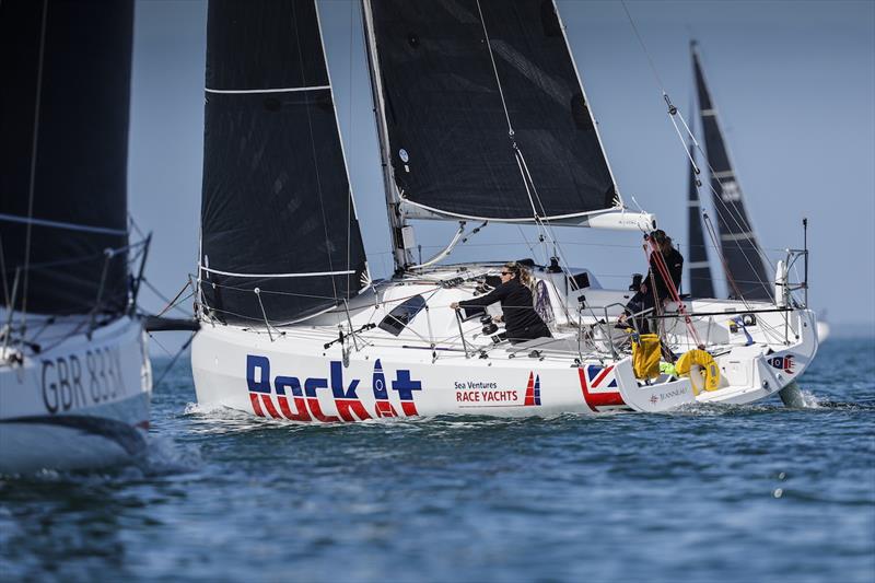 Shirley Robertson & Dee Caffari racing Sun Fast 3300 Rockit - 2022 RORC Morgan Cup Race - photo © Paul Wyeth / RORC