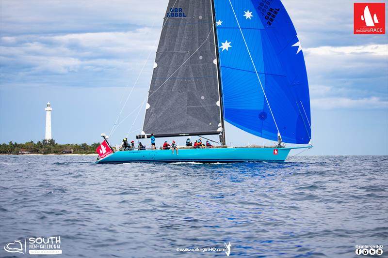 Anitpodes passes Amedee Island - 2022 Groupama Race - photo © Nic Douglass @sailorgirlHQ
