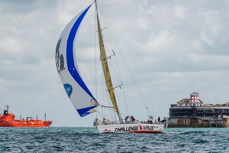 Sailing up the Eastern end of the Solent during the Round the Island Race 2022 - photo © Sam Kurtul / www.worldofthelens.co.uk