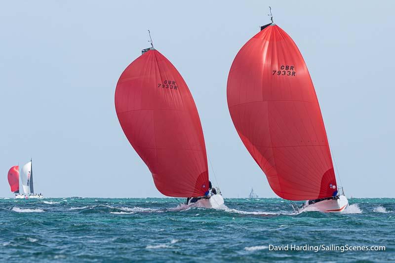 Fastrak X11, GBR7933R, Jeanneau Sun Fast 3300, during the during the Round the Island Race 2022 - photo © David Harding / www.sailingscenes.com
