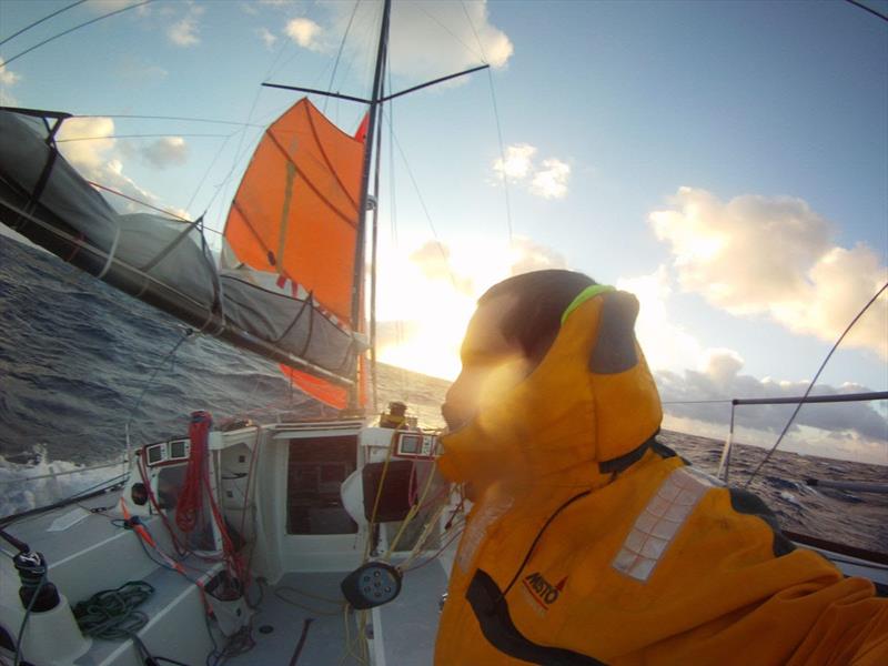 Fatigue during a storm near Cape Horn - photo © Global Solo Challenge