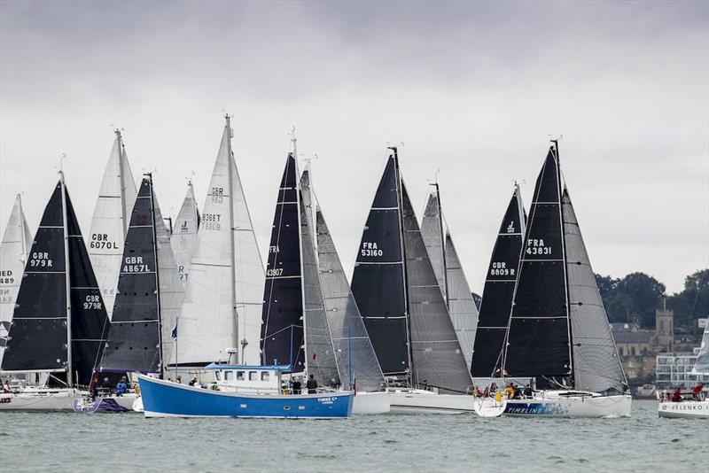 Over 100 boats for the Cowes Dinard St Malo Race photo copyright Paul Wyeth / RORC taken at Royal Ocean Racing Club and featuring the IRC class