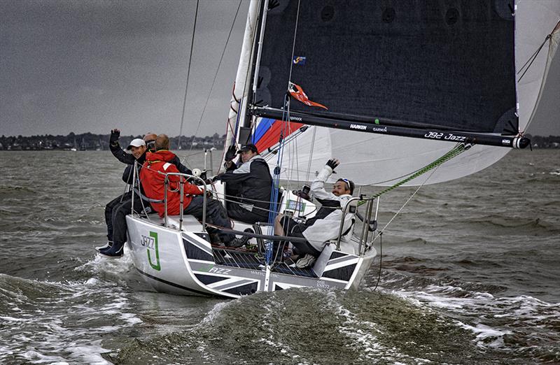 And all that Jazz at Mersea Week photo copyright Chrissie Westgate taken at West Mersea Yacht Club and featuring the IRC class