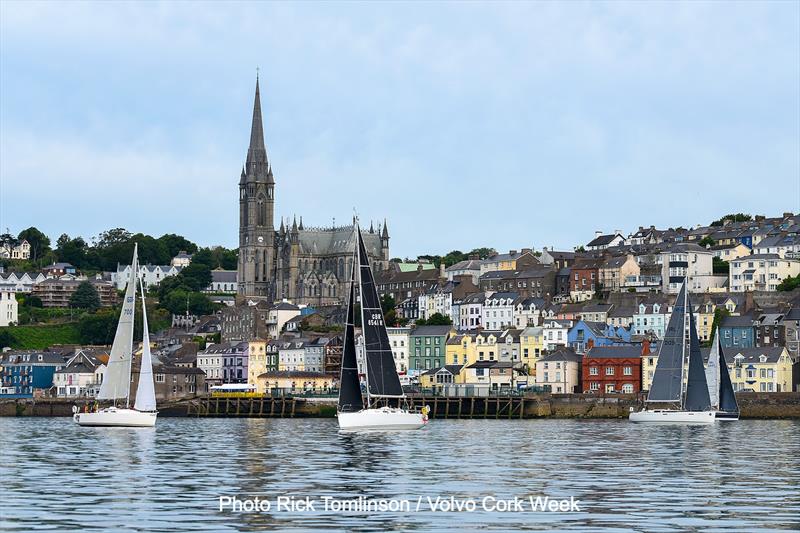 The Beaufort Cup gets underway in Cork Harbour in light airs on day 1 of Volvo Cork Week 2022 - photo © Rick Tomlinson / Volvo Cork Week