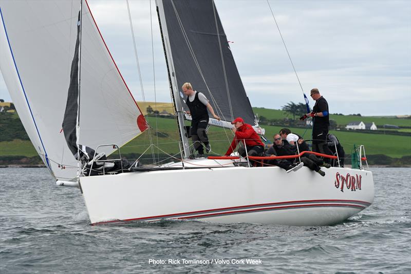 Storm on day 2 of Volvo Cork Week 2022 photo copyright Rick Tomlinson / Volvo Cork Week taken at Royal Cork Yacht Club and featuring the IRC class