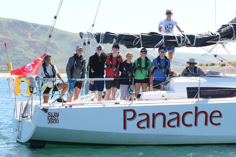 The Sedbergh School Team with skipper Ashley Field - 44th Three Peaks Yacht Race and Challenge photo copyright Rob Howard Media taken at  and featuring the IRC class