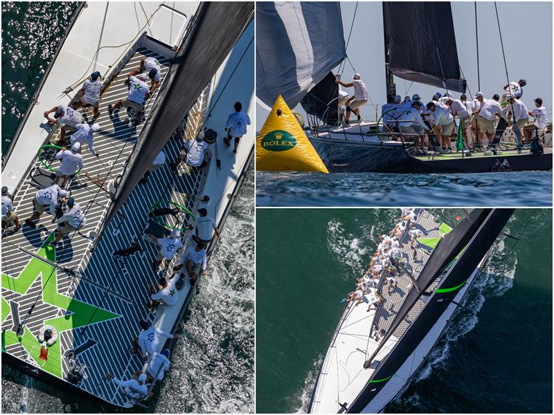 Bella Mente at work to win Race Week at Newport presented by Rolex photo copyright Rolex / Daniel Forster taken at New York Yacht Club and featuring the IRC class