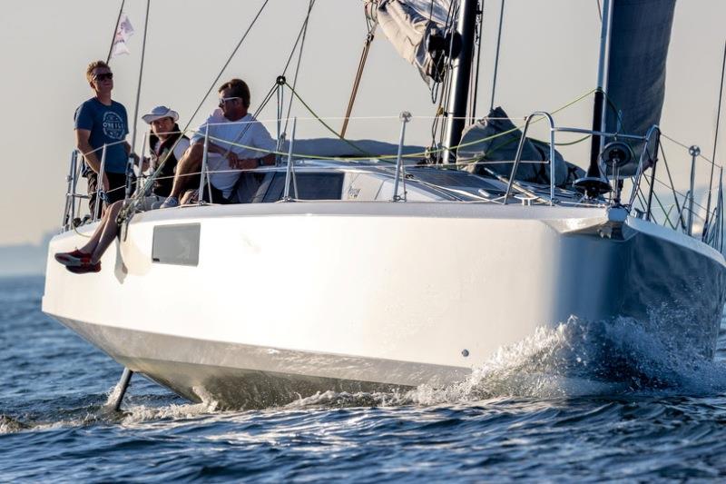 Martin Buck's German Pogo 44 MarieJo was one of three boats which headed northeast in the last of the breeze photo copyright Pepe Korteniemi / RORC taken at Royal Ocean Racing Club and featuring the IRC class