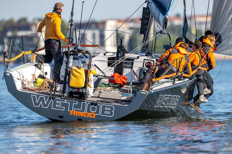 The Swedish Farr 400 Wetjob, skippered by Niclas Heurlin is the winner of IRC One for the first edition of the  Roschier Baltic Sea Race photo copyright Pepe Korteniemi / www.pepekorteniemi.fi taken at Royal Ocean Racing Club and featuring the IRC class