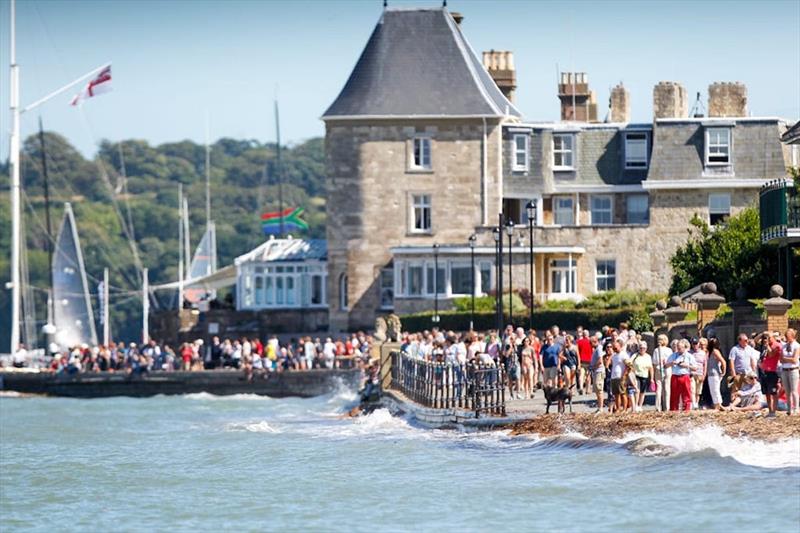 Royal Yacht Squadron at Cowes Week photo copyright Paul Wyeth taken at Royal Yacht Squadron and featuring the IRC class